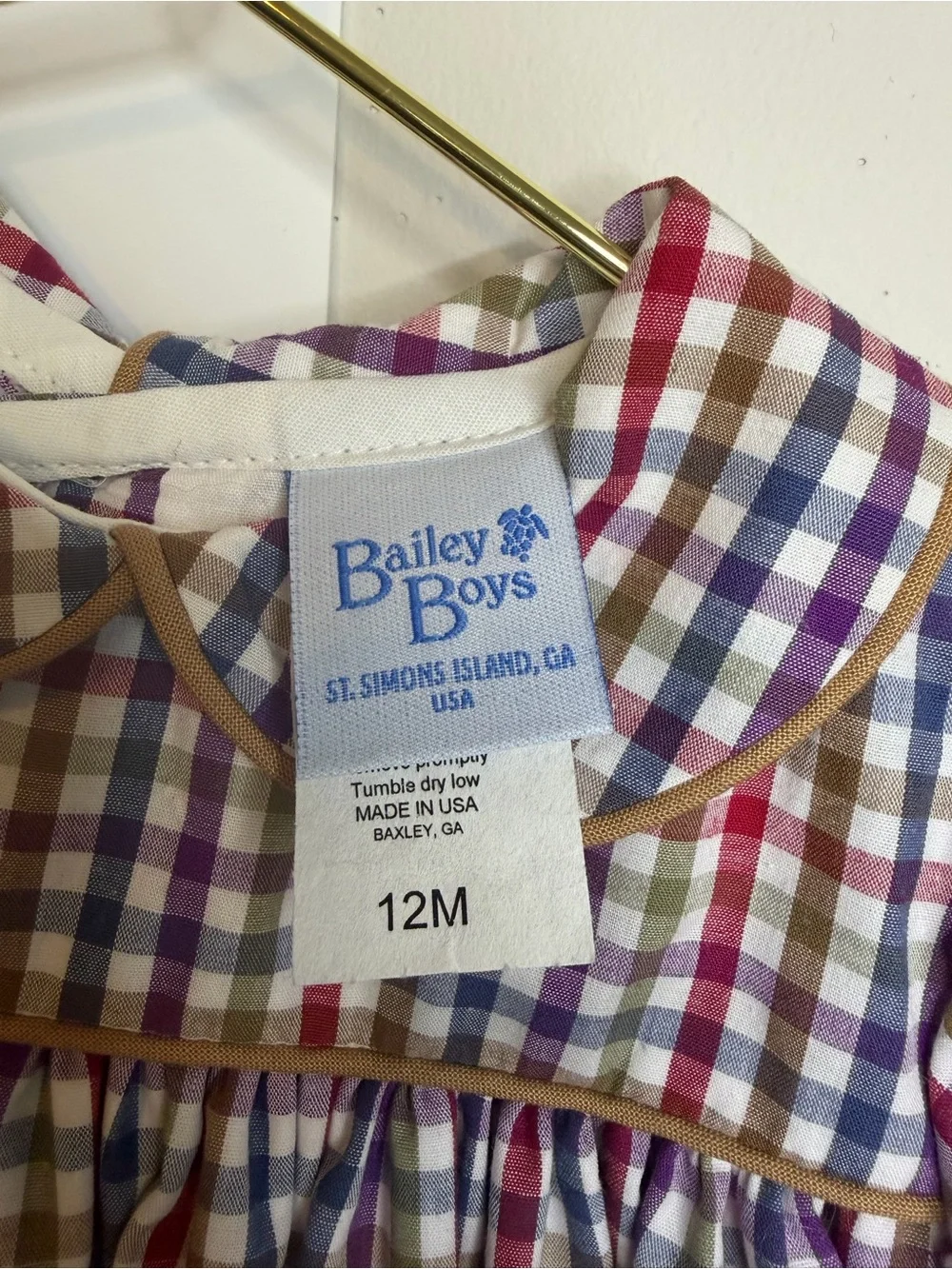 Classic Plaid Peter Pan Collar Kids Dress - Multicolor